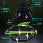 Scarpe da salto Scarpe da rimbalzo Scarpe da rimbalzo per sport indoor, 33/35 (All Black Grey Label), 36/38 (All Black Grey Label), 39/41 (All Black Grey Label), 42/44 (All Black Grey Label)