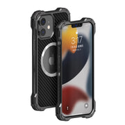 Custodia protettiva per telefono in metallo antiurto cavo R-JUST RJ51, For iPhone 12 / 12 Pro, For iPhone 12 Pro Max