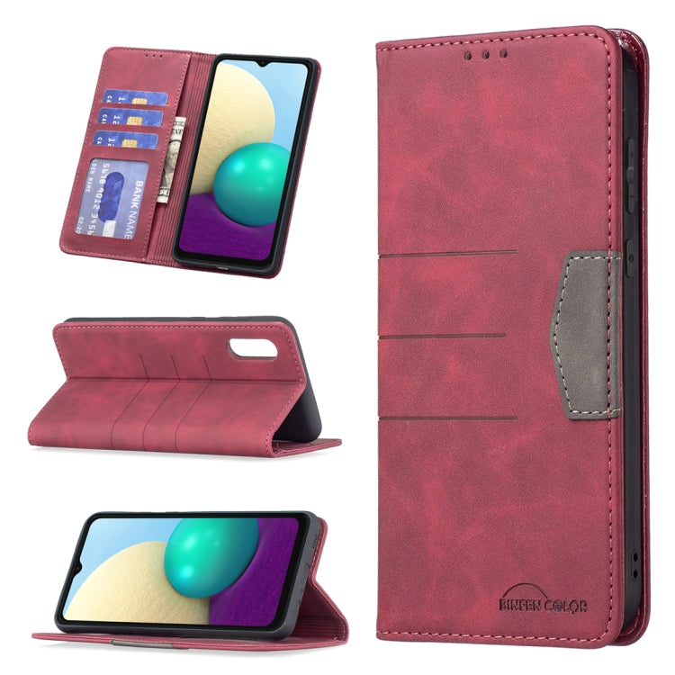 Custodia per telefono in pelle con giunzione magnetica, For Samsung Galaxy A02, For Samsung Galaxy A03s 164 Version, For Samsung Galaxy A03s 166 Version, For Samsung Galaxy A11, For Samsung Galaxy A13 5G, For Samsung Galaxy A21