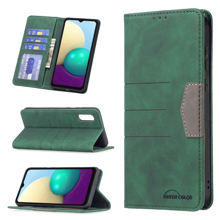 Custodia per telefono in pelle con giunzione magnetica, For Samsung Galaxy A02, For Samsung Galaxy A03s 164 Version, For Samsung Galaxy A03s 166 Version, For Samsung Galaxy A11, For Samsung Galaxy A13 5G, For Samsung Galaxy A21