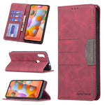 Custodia per telefono in pelle con giunzione magnetica, For Samsung Galaxy A02, For Samsung Galaxy A03s 164 Version, For Samsung Galaxy A03s 166 Version, For Samsung Galaxy A11, For Samsung Galaxy A13 5G, For Samsung Galaxy A21