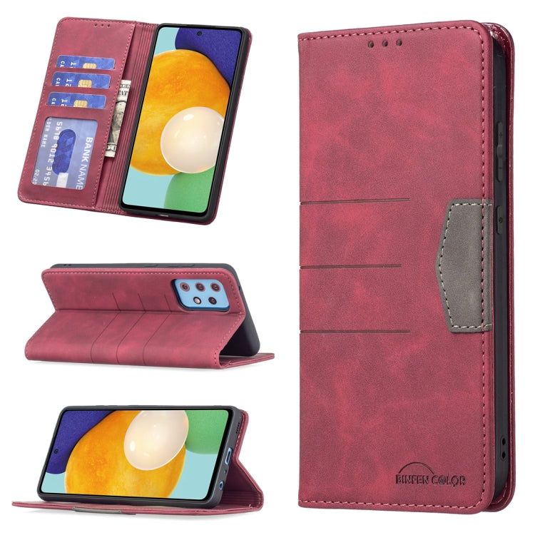 Custodia per telefono in pelle con giunzione magnetica, For Samsung Galaxy A42 5G, For Samsung Galaxy A51, For Samsung Galaxy A52, For Samsung Galaxy A71, For Samsung Galaxy A72, For Samsung Galaxy M32