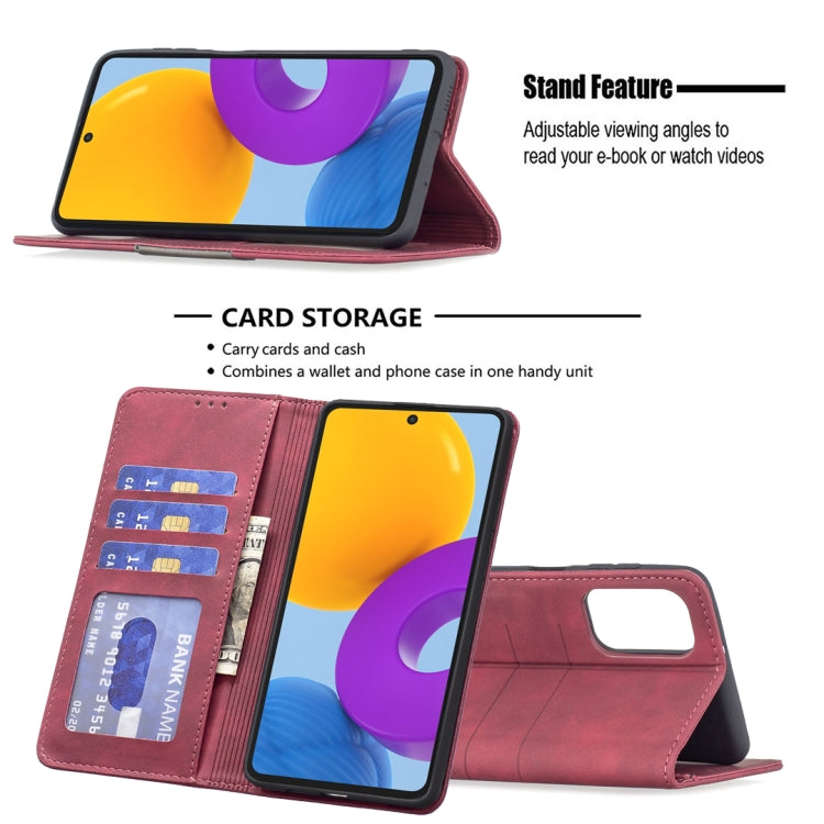 Custodia per telefono in pelle con giunzione magnetica, For Samsung Galaxy M52 5G, For Samsung Galaxy S20 FE, For Samsung Galaxy S20+, For Samsung Galaxy S20 Ultra, For Samsung Galaxy S20, For Samsung Galaxy S21 FE 5G