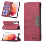 Custodia per telefono in pelle con giunzione magnetica, For Samsung Galaxy S21 5G, For Samsung Galaxy S21+ 5G, For Samsung Galaxy S21 Ultra 5G, For Samsung Galaxy S22+ 5G, For Samsung Galaxy S22 Ultra 5G, For Samsung Galaxy S22 5G