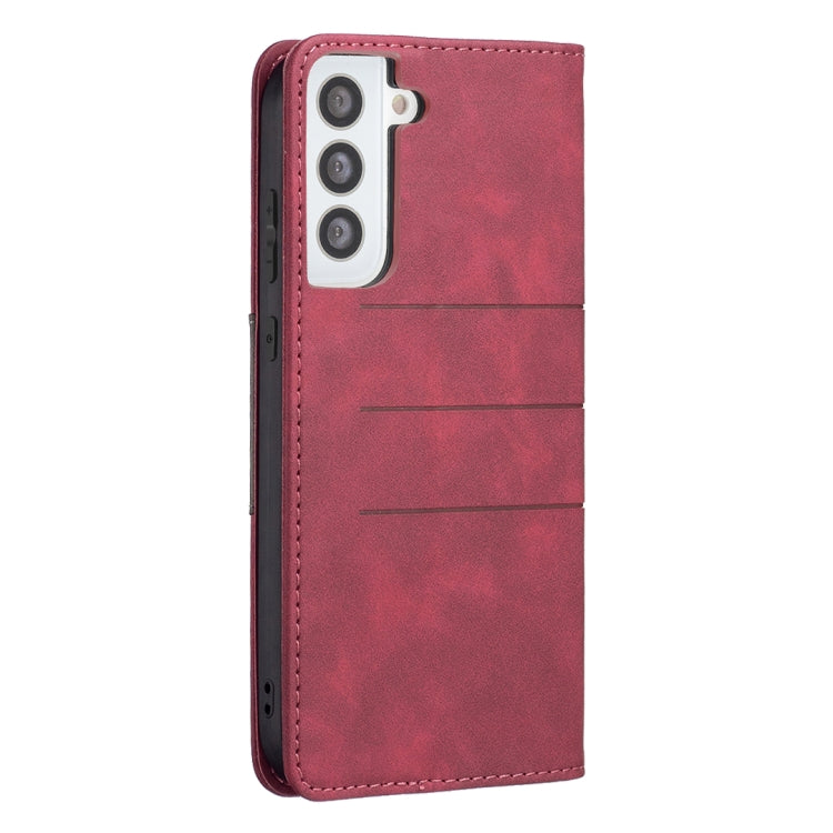 Custodia per telefono in pelle con giunzione magnetica, For Samsung Galaxy S21 5G, For Samsung Galaxy S21+ 5G, For Samsung Galaxy S21 Ultra 5G, For Samsung Galaxy S22+ 5G, For Samsung Galaxy S22 Ultra 5G, For Samsung Galaxy S22 5G