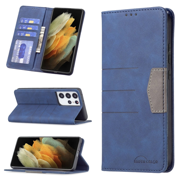 Custodia per telefono in pelle con giunzione magnetica, For Samsung Galaxy S21 5G, For Samsung Galaxy S21+ 5G, For Samsung Galaxy S21 Ultra 5G, For Samsung Galaxy S22+ 5G, For Samsung Galaxy S22 Ultra 5G, For Samsung Galaxy S22 5G