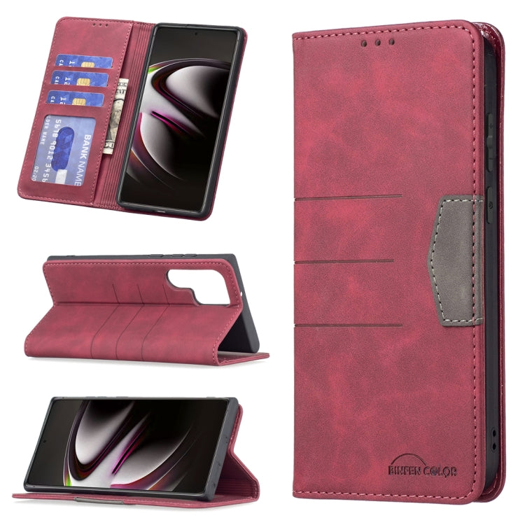 Custodia per telefono in pelle con giunzione magnetica, For Samsung Galaxy S21 5G, For Samsung Galaxy S21+ 5G, For Samsung Galaxy S21 Ultra 5G, For Samsung Galaxy S22+ 5G, For Samsung Galaxy S22 Ultra 5G, For Samsung Galaxy S22 5G