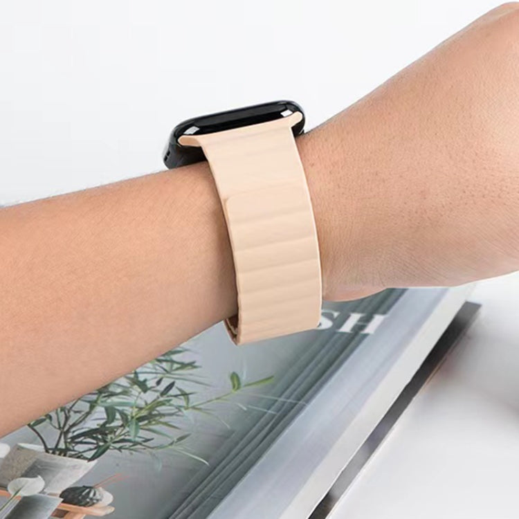 Cinturino magnetico Mutural in silicone liquido per la serie Apple Watch, 7 41mm / 6&SE&5&4 40mm / 3&2&1 38mm, 7 45mm / 6&SE&5&4 44mm / 3&2&1 42mm