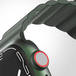 Cinturino magnetico Mutural in silicone liquido per la serie Apple Watch, 7 41mm / 6&SE&5&4 40mm / 3&2&1 38mm, 7 45mm / 6&SE&5&4 44mm / 3&2&1 42mm