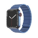 Cinturino magnetico Mutural in silicone liquido per la serie Apple Watch, 7 41mm / 6&SE&5&4 40mm / 3&2&1 38mm, 7 45mm / 6&SE&5&4 44mm / 3&2&1 42mm
