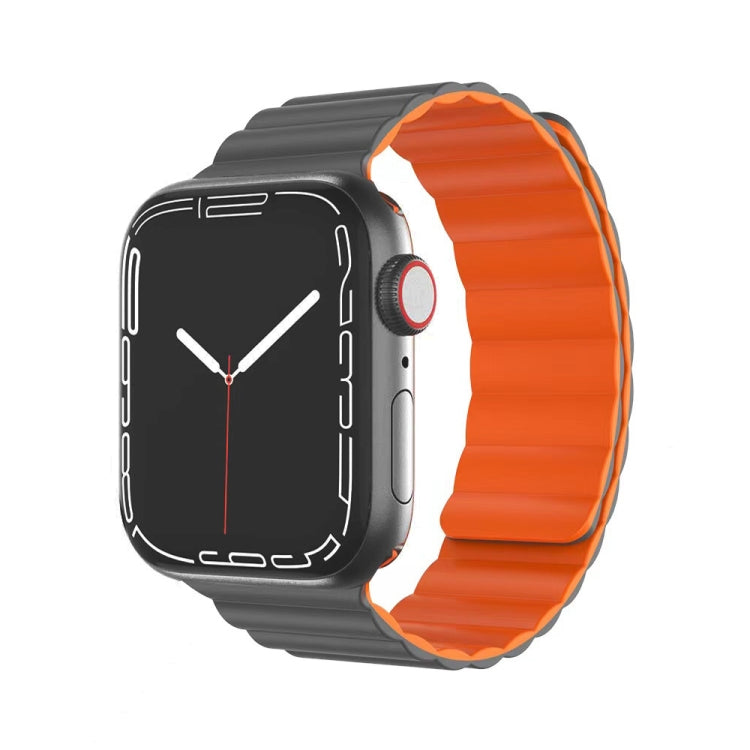 Mutural Moran Series Cinturino magnetico in silicone liquido per serie Apple Watch, 7 41mm / 6&SE&5&4 40mm / 3&2&1 38mm, 7 45mm / 6&SE&5&4 44mm / 3&2&1 42mm