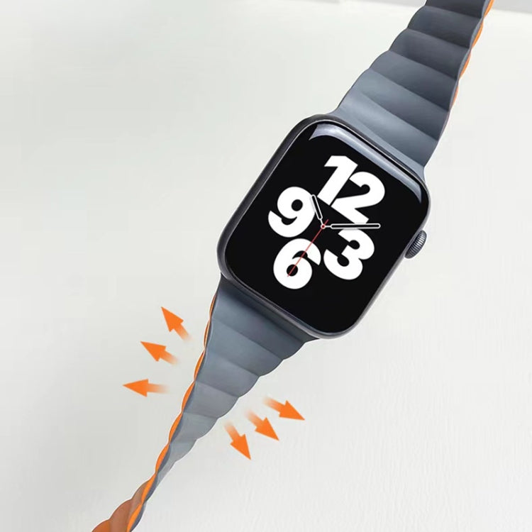 Mutural Moran Series Cinturino magnetico in silicone liquido per serie Apple Watch, 7 41mm / 6&SE&5&4 40mm / 3&2&1 38mm, 7 45mm / 6&SE&5&4 44mm / 3&2&1 42mm