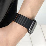 Mutural Moran Series Cinturino magnetico in silicone liquido per serie Apple Watch, 7 41mm / 6&SE&5&4 40mm / 3&2&1 38mm, 7 45mm / 6&SE&5&4 44mm / 3&2&1 42mm