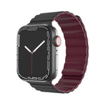 Mutural Moran Series Cinturino magnetico in silicone liquido per serie Apple Watch, 7 41mm / 6&SE&5&4 40mm / 3&2&1 38mm, 7 45mm / 6&SE&5&4 44mm / 3&2&1 42mm