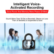 Q11 Intelligent HD Noise Reduction Lock Registratore vocale, 4GB, 8GB, 16GB, 32GB