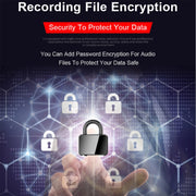 Q11 Intelligent HD Noise Reduction Lock Registratore vocale, 4GB, 8GB, 16GB, 32GB
