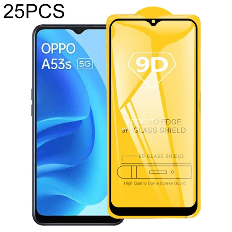 Pellicola in vetro temperato con schermo a colla intera da 25 pezzi 9D, For OPPO A53s 5G (25 PCS), For vivo Y20 2021 (25 PCS), For OPPO K9s (25 PCS), For vivo iQOO Neo5 Lite (25 PCS), For Huawei Enjoy 20e (25 PCS), For OPPO Realme C11 2021 (25 PCS)    ...