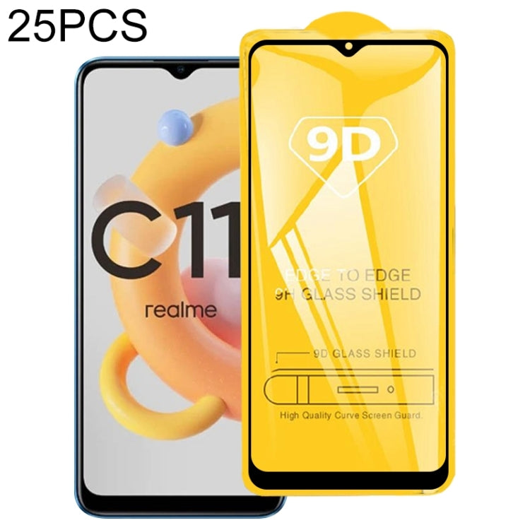Pellicola in vetro temperato con schermo a colla intera da 25 pezzi 9D, For OPPO A53s 5G (25 PCS), For vivo Y20 2021 (25 PCS), For OPPO K9s (25 PCS), For vivo iQOO Neo5 Lite (25 PCS), For Huawei Enjoy 20e (25 PCS), For OPPO Realme C11 2021 (25 PCS)    ...