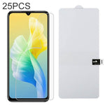25 PCS Full Screen Protector Pellicola idrogel antideflagrante, For Samsung Galaxy A53 (25 PCS), For Huawei Enjoy 20e (25 PCS), For Samsung Galaxy A82 (25 PCS), For Huawei nova Y60 (25 PCS), For vivo Y20 2021 (25 PCS), For vivo iQOO Neo5 Lite (25 PCS) ...