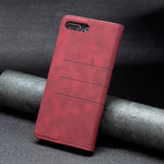 Custodia portafoglio in pelle con chiusura magnetica per iPhone 7