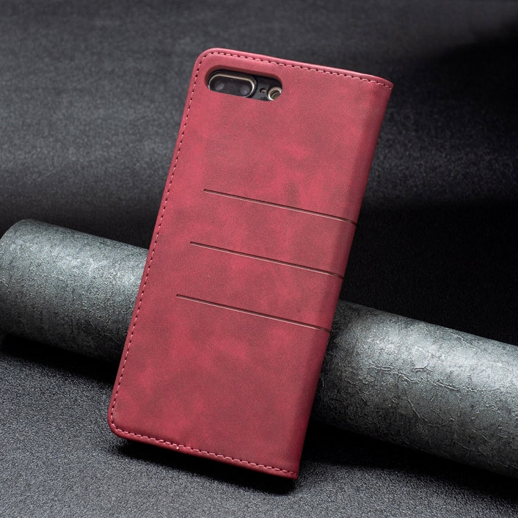 Custodia portafoglio in pelle con chiusura magnetica per iPhone 7