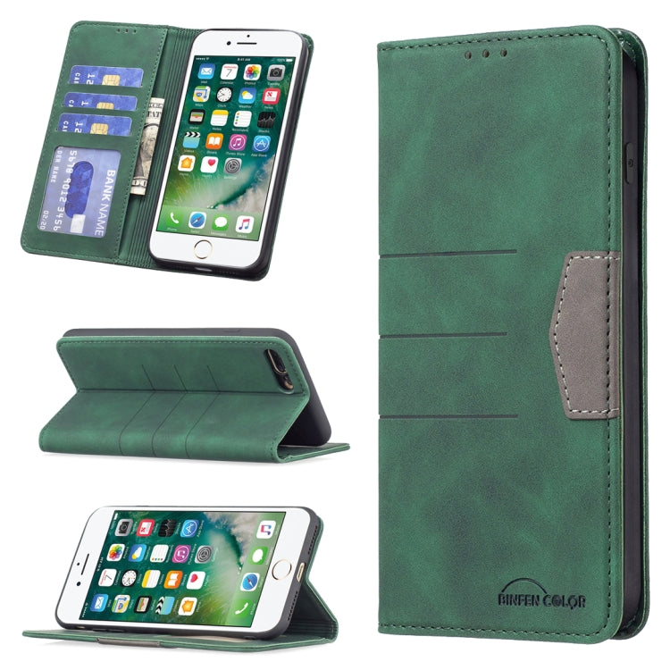Custodia portafoglio in pelle con chiusura magnetica per iPhone 7