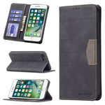 Custodia portafoglio in pelle con chiusura magnetica per iPhone 7