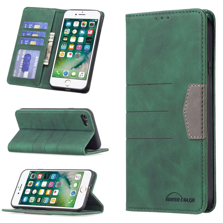 Custodia portafoglio in pelle con chiusura magnetica per iPhone 7