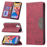 Custodia portafoglio in pelle con chiusura magnetica per iPhone 7