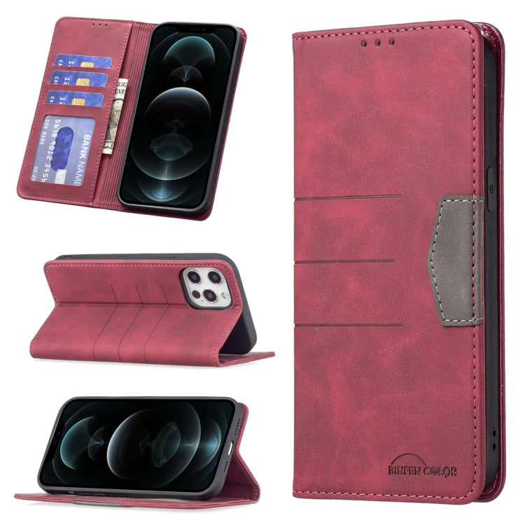 Custodia per telefono in pelle con giunzione magnetica, For iPhone 12 / 12 Pro, For iPhone 13 mini, For iPhone 13 Pro Max, For iPhone 13 Pro, For iPhone 13, For iPhone XR