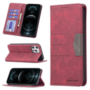 Custodia per telefono in pelle con giunzione magnetica, For iPhone 12 / 12 Pro, For iPhone 13 mini, For iPhone 13 Pro Max, For iPhone 13 Pro, For iPhone 13, For iPhone XR