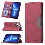 Custodia portafoglio in pelle con chiusura magnetica per smartpho