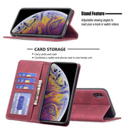 Custodia per telefono in pelle con giunzione magnetica, For iPhone XS Max, For iPhone XS / X, For iPhone 11 Pro