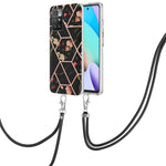 Custodia TPU con fiore in marmo per Xiaomi Mi 11T Pro