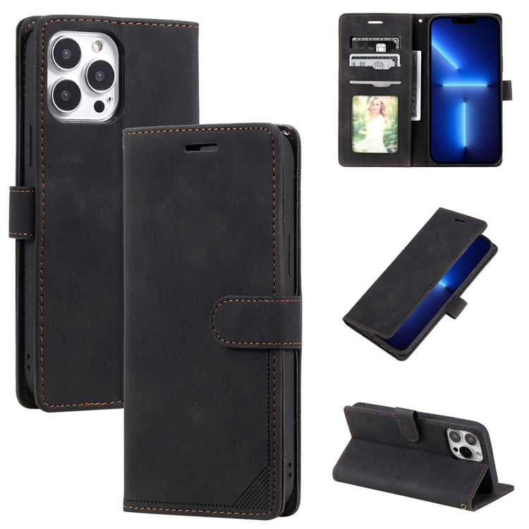 Custodia portafoglio in pelle con supporto orizzontale per iPhone