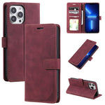 Custodia portafoglio in pelle con supporto orizzontale per iPhone
