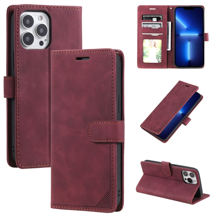 Custodia portafoglio in pelle con supporto orizzontale per iPhone