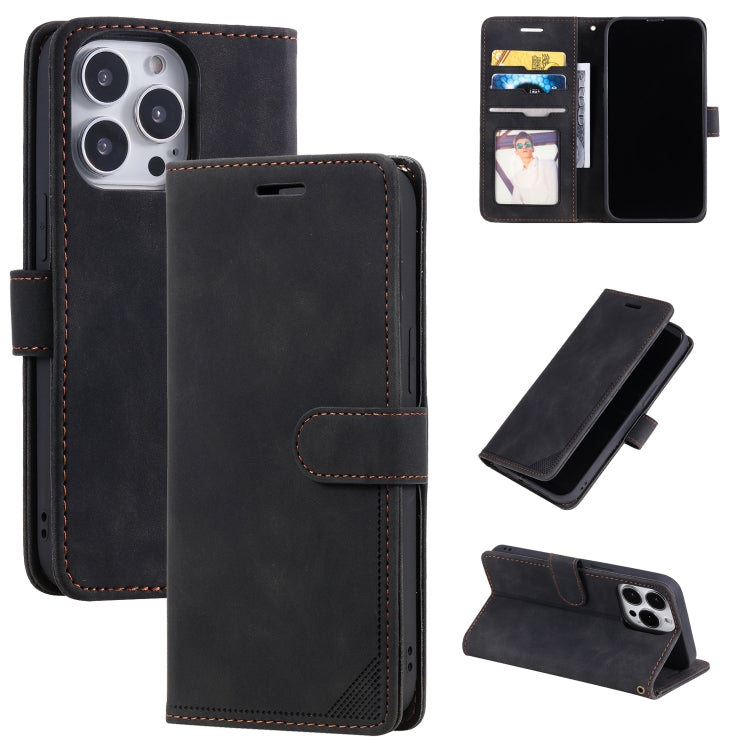 Custodia portafoglio in pelle con supporto orizzontale per iPhone