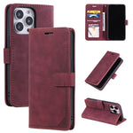 Custodia portafoglio in pelle con supporto orizzontale per iPhone