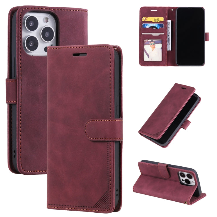 Custodia portafoglio in pelle con supporto orizzontale per iPhone