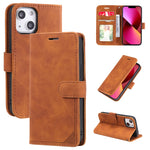Custodia portafoglio in pelle con supporto orizzontale per iPhone
