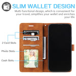 Custodia portafoglio in pelle per iPhone 11 Pro Max