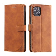 Custodia per telefono in pelle con vibrazione orizzontale con spazzola antifurto Skin Feel, For iPhone 11 Pro, For iPhone 11, For iPhone XS Max, For iPhone XR