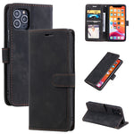 Custodia portafoglio in pelle con supporto orizzontale per iPhone