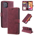Custodia portafoglio in pelle con supporto orizzontale per iPhone