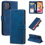 Custodia portafoglio in pelle con supporto orizzontale per iPhone