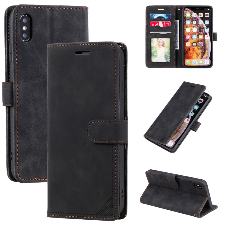 Custodia portafoglio in pelle con supporto orizzontale per iPhone