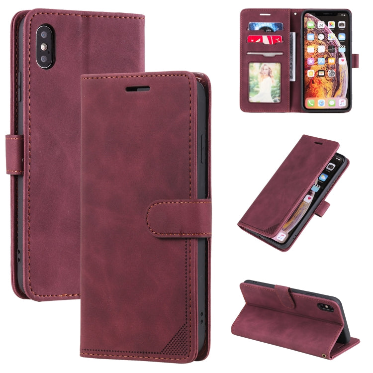 Custodia portafoglio in pelle con supporto orizzontale per iPhone