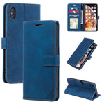 Custodia portafoglio in pelle con supporto orizzontale per iPhone