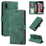 Custodia portafoglio in pelle con supporto orizzontale per iPhone